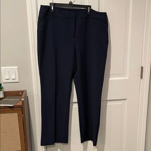 Alfani Women's Dark Blue Straight Leg Pants
